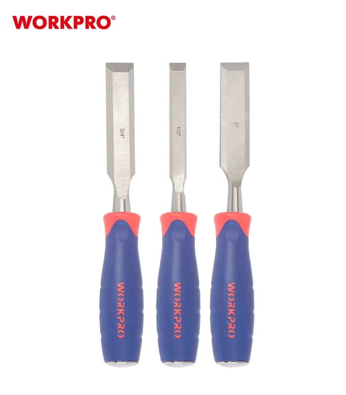 طقم ازميل نجارى 3 قطع من وورك برو - W001801 - الصورة 9