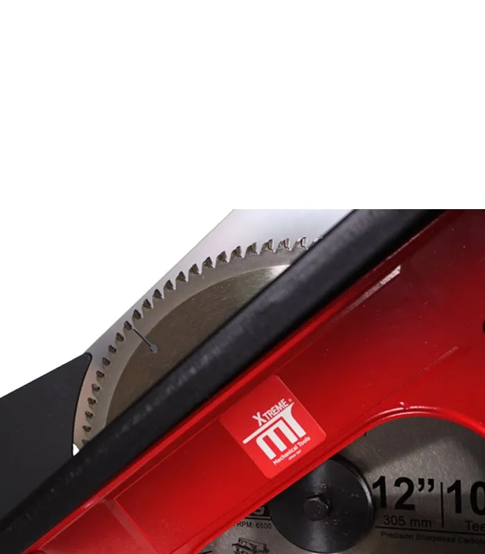 منشار ديسك سحاب + طاولة كهربائي 2000 وات - 12 بوصة 30 سم من MT مع إمكانية القطع بزاوية حتى °45 لتنفيذ جميع أعمال القطع وقص الأخشاب بدقة وسهولة موديل 7230 - الصورة 2