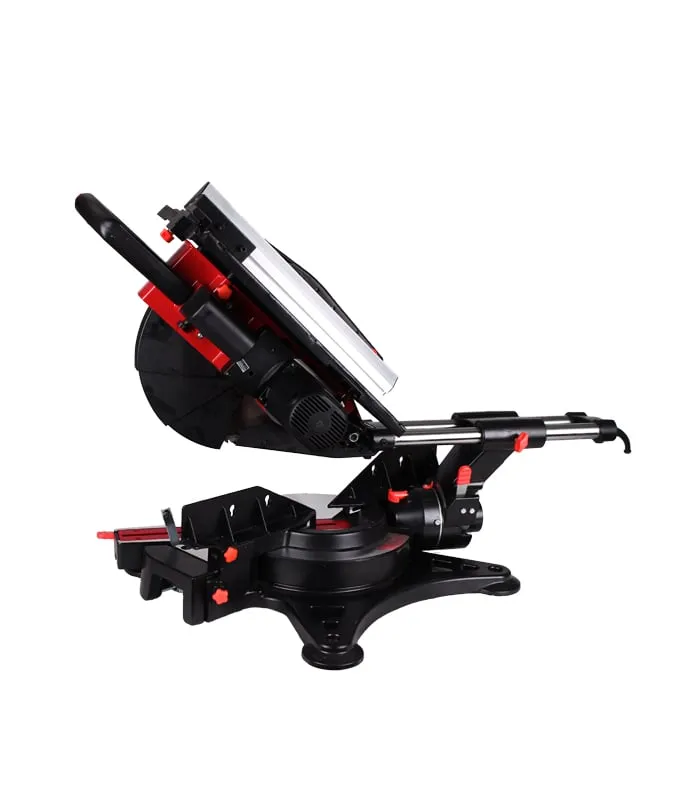 منشار ديسك سحاب + طاولة كهربائي 2000 وات - 12 بوصة 30 سم من MT مع إمكانية القطع بزاوية حتى °45 لتنفيذ جميع أعمال القطع وقص الأخشاب بدقة وسهولة موديل 7230 - الصورة 4