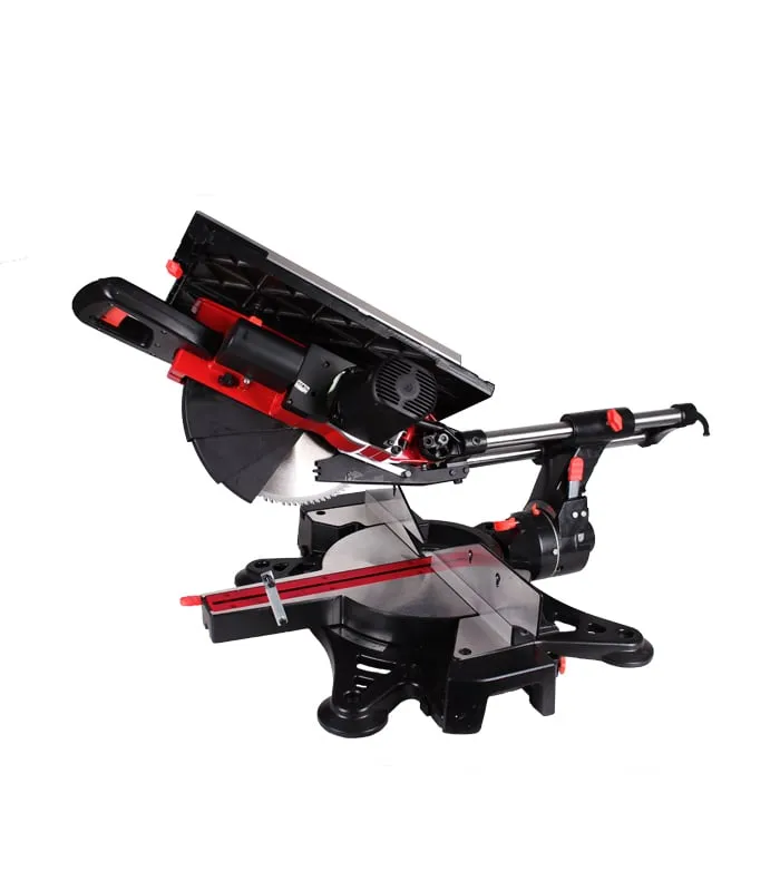 منشار ديسك سحاب + طاولة كهربائي 2000 وات - 12 بوصة 30 سم من MT مع إمكانية القطع بزاوية حتى °45 لتنفيذ جميع أعمال القطع وقص الأخشاب بدقة وسهولة موديل 7230 - الصورة 6