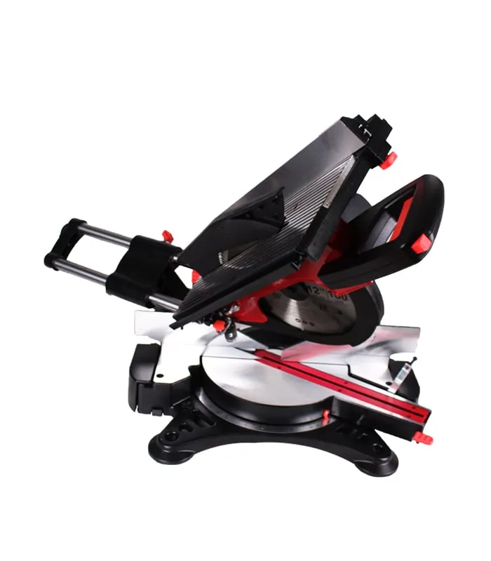 منشار ديسك سحاب + طاولة كهربائي 2000 وات - 12 بوصة 30 سم من MT مع إمكانية القطع بزاوية حتى °45 لتنفيذ جميع أعمال القطع وقص الأخشاب بدقة وسهولة موديل 7230 - الصورة 7