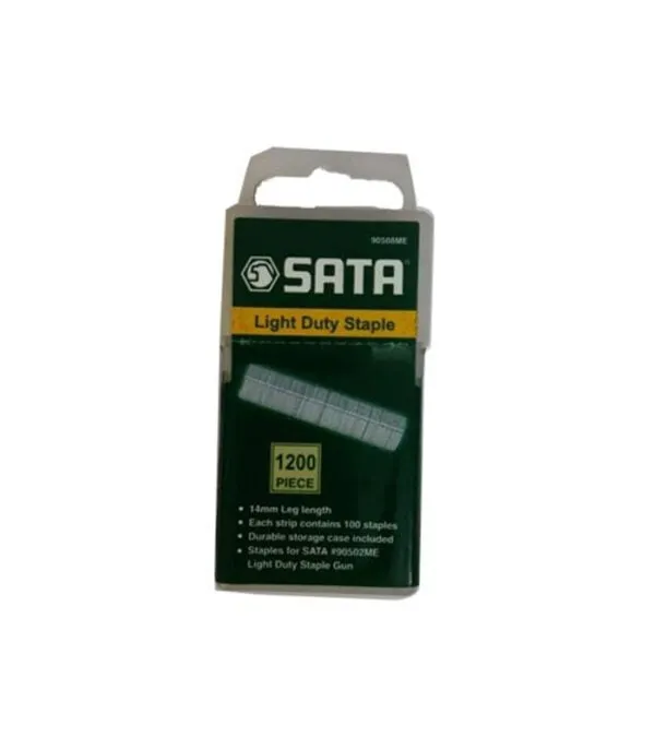 علبة دبوس دباسة 14 مم عدد 1200 قطعة من ساتا - 90508ME