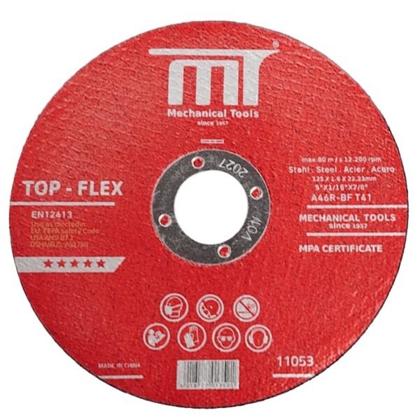 حجر قطعية بسكوتة 5 بوصة × 1.6 مم MT5182C عدد 5 قطع